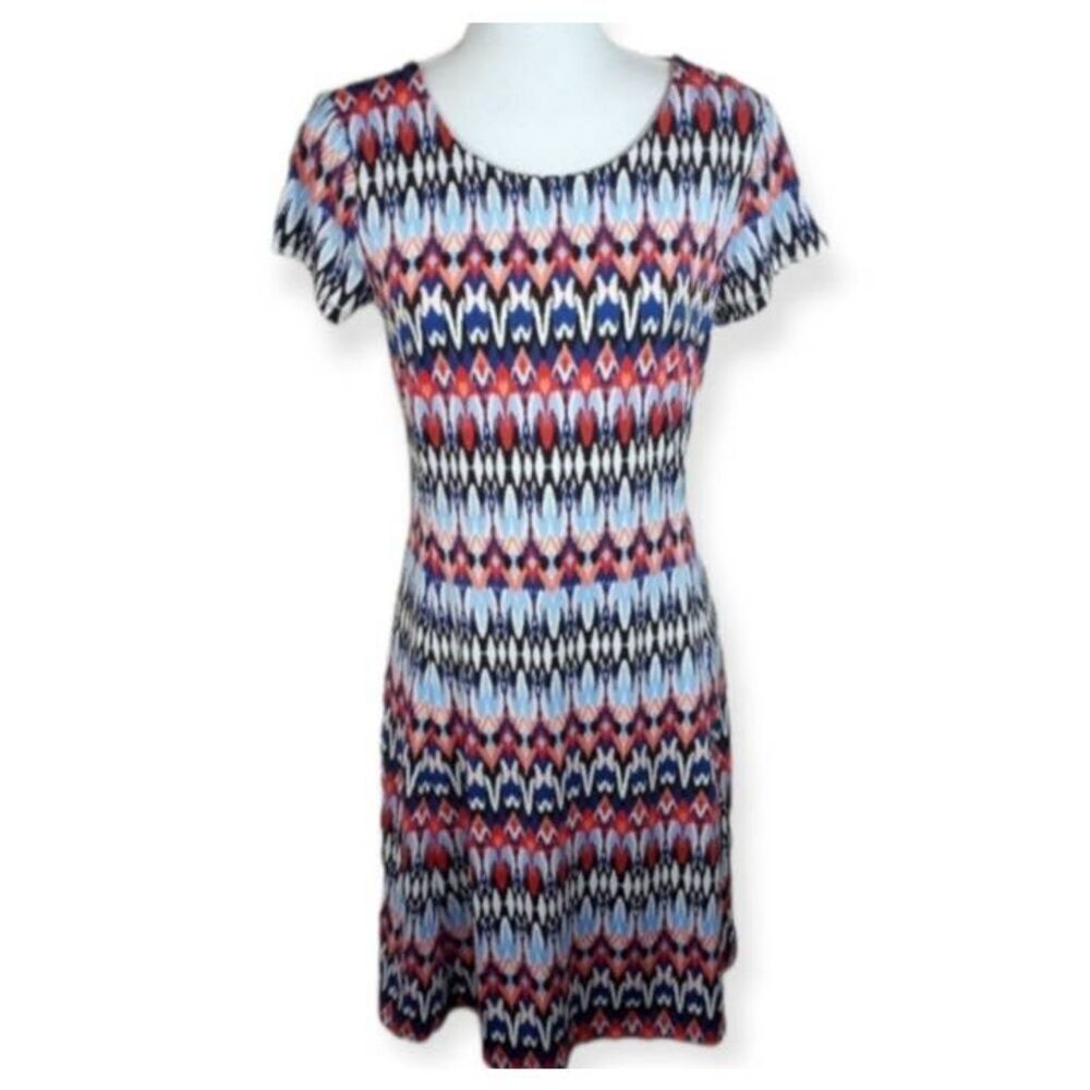 AB STUDIO MULTICOLOR DRESS SZ.M EUC.
